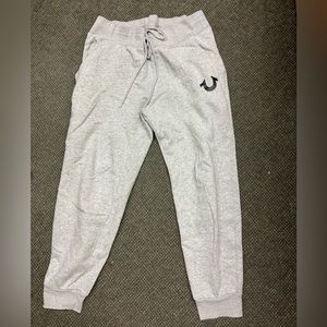 True religion grey joggers